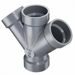Spears&reg; P611-030C LabWaste&trade; SCH 40 CPVC Pipe Wye-Branch, 3 in Nominal