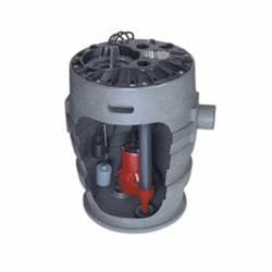 Liberty Pumps&reg; P382LE51 Pro380 1-Phase Simplex Sewage System, 140 gpm, 2 in Outlet, 1/2 hp, 115 VAC