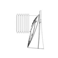 ADS&reg; SC740EPE12TPC StormTech&reg; End Cap With 12 in Top Stub, 12.2 in L x 45.9 in W x 29.3 in H Dimensions