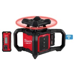 Milwaukee® Tool 3701-21T M18™ Red Exterior Rotary Laser Level Kit w/ Receiver, 2000 ft Measuring
