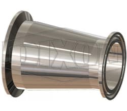 Dixon® T3114MP400300PL BioPharm Clamp x Clamp Concentric Reducer, 4 x 3 in Nominal