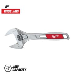 Milwaukee® 48-22-7508 8 in Wide Jaw Adjustable Wrench