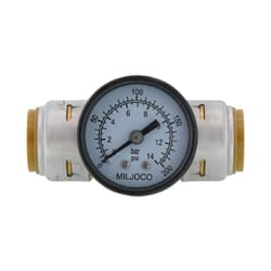 Sharkbite® UR24438 3/4 in Pressure Gauge Assembly with SharkBite Max Tee