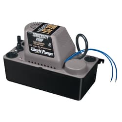 Liberty Pumps® LCU-20S Condensate Pump With Safety Switch, 110 gpm, 3/8 in OD Outlet, 1/30 hp Power, 115 VAC Electrical Rating