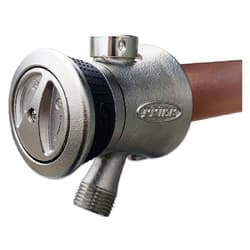 Prier® P-118L08 Sillcock Frostfree Hot/Cold Vacuum Breaker Sweat 1/2 x 8 in, Satin Nickel