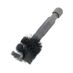 Cleanfit 66430 AA Superior Quality Hex Shank Power Plumbing Fitting Brush, 1/2 in ID x 5/8 in OD Brush