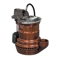 Liberty Pumps® 247 240 Sump Pump, 20 gpm, 1-1/2 in Outlet, 1/4 hp, 115 VAC, 60 Hz, 3400 rpm Motor