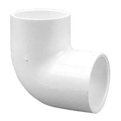 Spears® 406-015 SCH 40 PVC Standard Pipe 90 deg Elbow, 1-1/2 in Nominal