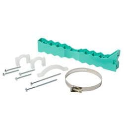 Sioux Chief PipeTitan 570-20 Green High Impact Poly 2 Straps 1 Clamp SS Band