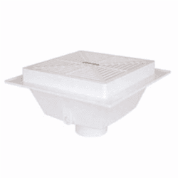Sioux Chief 861-3PX 3 x 4 in Pvc Square Floor Sink