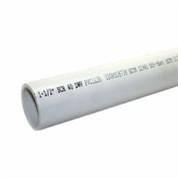 1/2 in x 10 ft Pvc Sch 40 Pipe Plain End