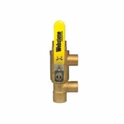 Webstone Purge Tee™ 58644 Ball Valve, 1 in
