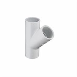 Spears® 475-010 SCH 40 PVC Standard Wye Fitting/Connector, 1 in Nominal, 4-13/32 in Length