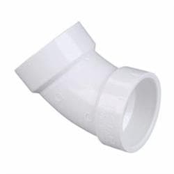 4 in Pvc Sch 40 45 Elbow Dwv