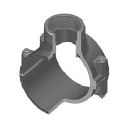 Spears® 867-420Sr Clamp-On Saddle, 4 x 2 in