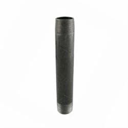 1-1/2 x 48 in Black Nipple Gs