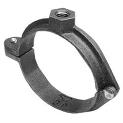 1 in Black Split Ring With Bolt Iron Pipe 721-110