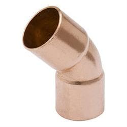 4 in Copper Sweat 45 Elbow