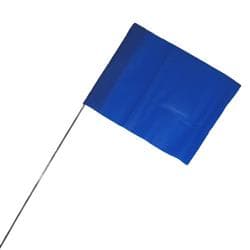 Empire® 78-001 Contractor Grade Stake Flag, Blue