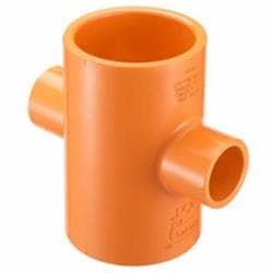 Spears® 4220-131 FlameGuard® CPVC Pipe Cross, 1 x 3/4 in Nominal, 3-1/4 in Length