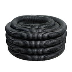 ADS® 04810250 Heavy Duty Perforated Plain End Drainage Pipe, 4 in Dia x 250 ft L