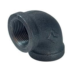 2 in Black 90 Elbow Gs