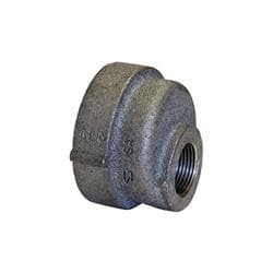 2 x 1-1/2 in Black Cast Iron Eccentric Coupling