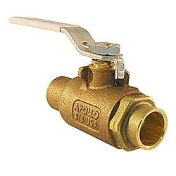 Apollo™ 77CLF20401A Bronze 2 Piece Full Port Ball Valve with Standard Configuration, 3/4 in Nominal