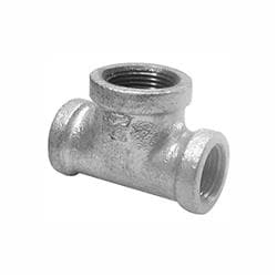 2 x 1 in Galvanized Tee Gs