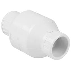 Spears® S1580-30 PVC Utility Spring Check Valve, 3 in Nominal, 8-7/16 in Inlet to Outlet Length