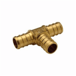 Zurn® PEX® XL QQT664GX Tee, 1-1/4 x 1-1/4 x 3/4 in Nominal Size