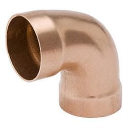 2 in Copper Sweat 90 Elbow Dwv
