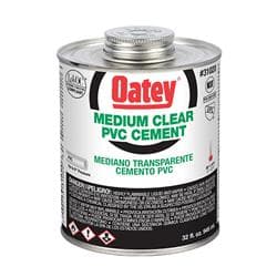 Oatey® 31019 Medium PVC Cement, 16 oz