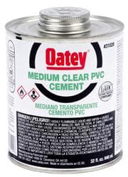 Oatey® 31020 Medium Body PVC Cement, 32 oz Container