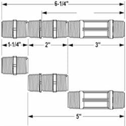 Spears® M481-005 Cut-Off Nipple, 1/2 x 6 in Nominal, 6 in Length