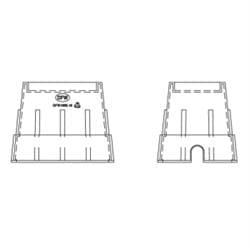 DFW1800A.18.1C 12X17X18 BLACK BODY