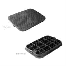 DFW1500.1T.LID 16X22 BLACK LID W/TO