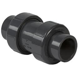 Spears® 4532-030 PVC Ball Check Valve, 3 in Nominal, 10-13/16 in Inlet to Outlet Length