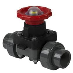 Spears® 2729-007C CPVC Diaphragm Valve, 3/4 in Nominal, 5-15/16 in Inlet to Outlet Length