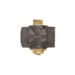 A.Y. McDonald 4813-157 560BC 2 Plug Valve With Flat Head Lockwing and Test Plug, 2 in Nominal