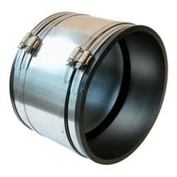 Fernco® 1002-2424RC Strong Back Flexible Repair Coupling, 24 in Nominal, Clay x Cast Iron/Plastic