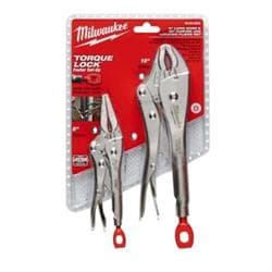 Milwaukee® Tool 48-22-3602 TORQUE LOCK™ Plier Set, 2 Pieces