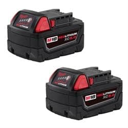 Milwaukee® Tool 48-11-1852 M18™ REDLITHIUM™ Rechargeable Cordless Battery Pack, 5 Ah Lithium-Ion Battery, 18 VDC Charge