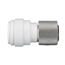 John Guest® Pp6008U9W Female Connector, 1/4 x 9/16-24 in