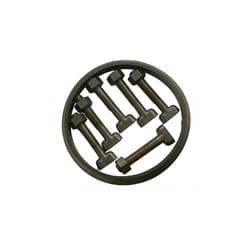 MGP10 IMPORT 10" MJ COR-TEN T-BOLT AND GASKET SET INCLUDES (1) 10" MJ GASK0ET (8) 3/4 X 4" MJ COR-TEN T-BOLTS W/NUTS