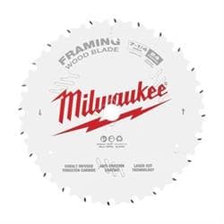 Milwaukee® Tool 48-40-0720 Framing Thin Kerf Circular Saw Blade, 7-1/4 in Dia x 1.05 in THK