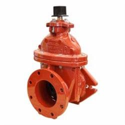 8" MUELLER RESILIENT WEDGE OPEN LEFT MECHANICAL JOINT TAP G.V.