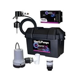 Liberty Pumps® 441-10A Battery back-up pump, 41 gpm, 1-1/2 in Outlet, 12 VDC