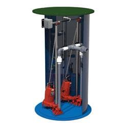 Liberty Pumps® D3696LSG202-48 2 HP Single Stage Grinder Package, 50 gpm, 1-1/4 in NPT Outlet, 2 hp, 208 to 230 VAC, 60 Hz, 3450 rpm Motor