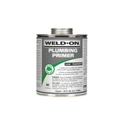 IPS Weld-On® 14030 Clear Plumbing Primer, 1 qt